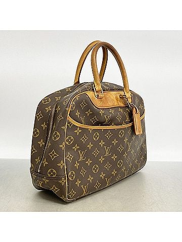 Louis Vuitton Louis Vuitton Monogram Deauville Handbag M47270 Brown Women's (view 2)