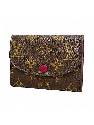 Louis Vuitton Louis Vuitton Monogram Portemonnaie Rosalie Wallet/Coin Case M41939 Brown Fuchsia Women's (view 1)