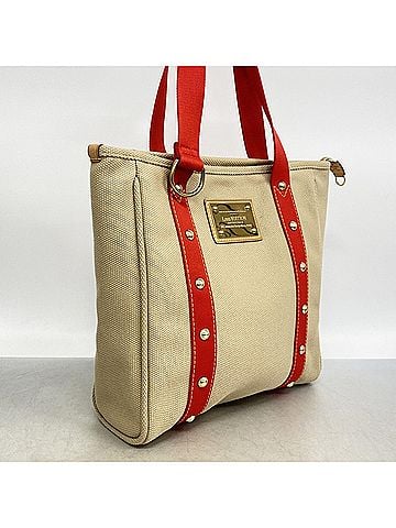 Louis Vuitton Louis Vuitton Antigua Cabas MM Tote Bag M40035 Beige (Women's) (view 2)