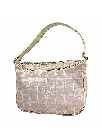 Chanel Chanel New Travel Nylon Shoulder Bag, Pink, Silver, Champagne, Women's (view 1)