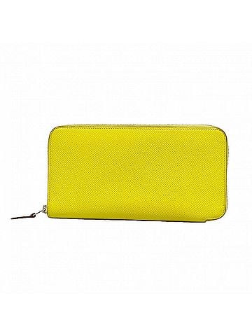 Hermès Hermes Azap Long Silk In Wallet, Veau Epsom Leather, Lime, Y Stamp, Women's (view 1)
