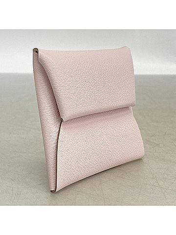 Hermès Hermes Bastia Evercolor Wallet/Coin Case, Mauve Pale, B Stamp, Women's (view 2)