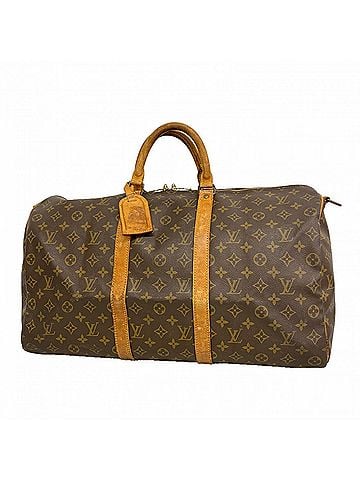 Louis Vuitton Louis Vuitton Bags - Boston Monogram Keepall Bandoulière 50 M41416 Brown Men's &amp; Women's (view 1)