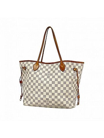 Louis Vuitton Louis Vuitton Damier Azur Neverfull MM Tote Bag N51107 White Women's (view 1)