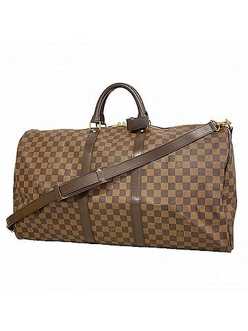 Louis Vuitton Louis Vuitton Bags - Boston Damier Keepall Bandoulière 55 N41414 Ebene Men's &amp; Women's (view 1)