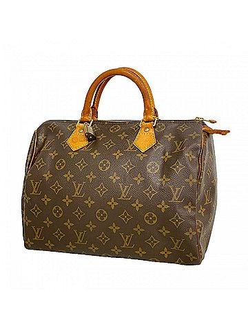 Louis Vuitton Louis Vuitton Monogram Speedy 30 Handbag M41108 Brown Women's (view 1)