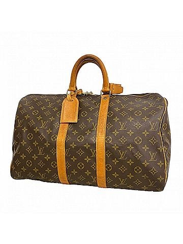 Louis Vuitton Louis Vuitton Bags - Boston Monogram Keepall 45 M41428 Brown Men's &amp; Women's (view 1)