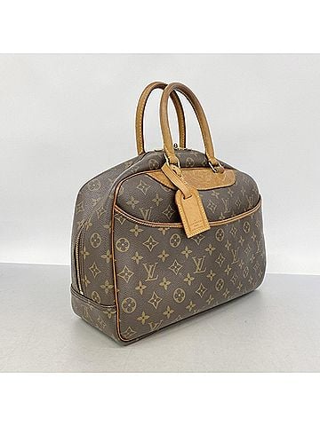 Louis Vuitton Louis Vuitton Monogram Deauville Handbag M47270 Brown Women's (view 2)