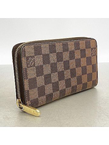 Louis Vuitton Louis Vuitton Damier Zippy Wallet N60046 Rose Ballerine Women's Long (view 2)