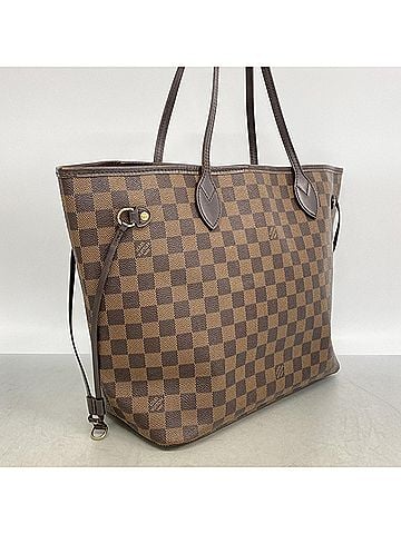 Louis Vuitton Louis Vuitton Damier Neverfull MM Tote Bag N41358 Ebene (Women's) (view 2)