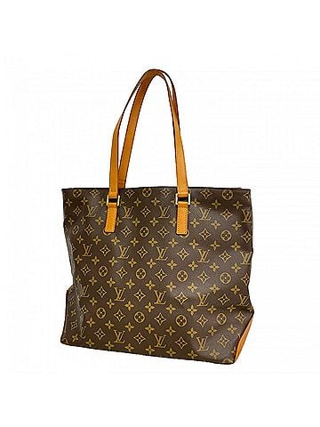 Louis Vuitton Louis Vuitton Monogram Cabas Mezzo Tote Bag M51151 Brown Women's (view 1)
