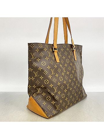 Louis Vuitton Louis Vuitton Monogram Cabas Mezzo Tote Bag M51151 Brown Women's (view 2)