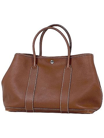 Hermès Hermes Garden Party PM Tote Bag, Negonda Leather, Marron Dande, ?K, Women's (view 1)