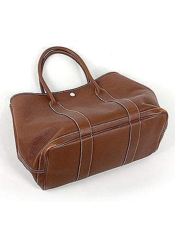 Hermès Hermes Garden Party PM Tote Bag, Negonda Leather, Marron Dande, ?K, Women's (view 2)