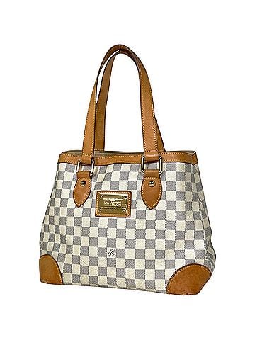 Louis Vuitton Louis Vuitton Hampstead PM Shoulder Bag/Handbag/Tote Bag, Damier Azur White, N51207, Women's (view 1)