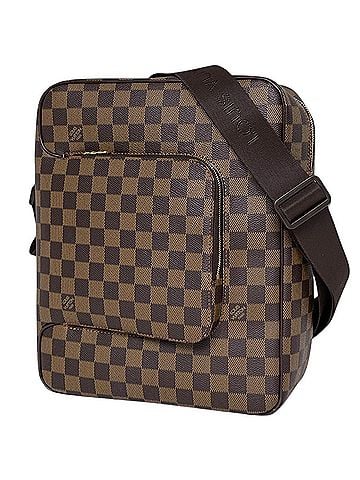 Louis Vuitton Louis Vuitton Olaf MM Shoulder Bag, Damier Brown, N41441, Women's (view 1)