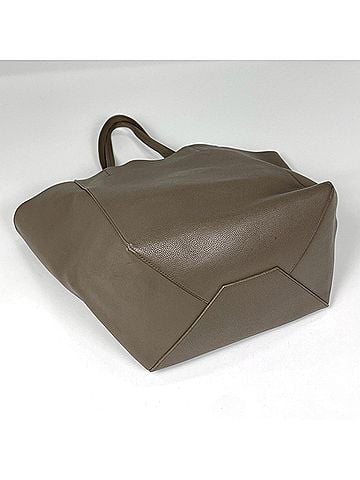 Céline Celine Cabas Phantom Tote Bag, Leather, Greige, Women's (view 2)