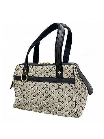 Louis Vuitton Louis Vuitton Monogram Mini Josephine PM Handbag M92049 Blue Women's (view 1)