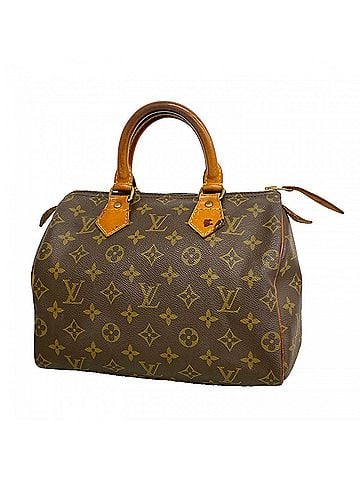 Louis Vuitton Louis Vuitton Monogram Speedy 25 Handbag M41109 Brown Women's (view 1)