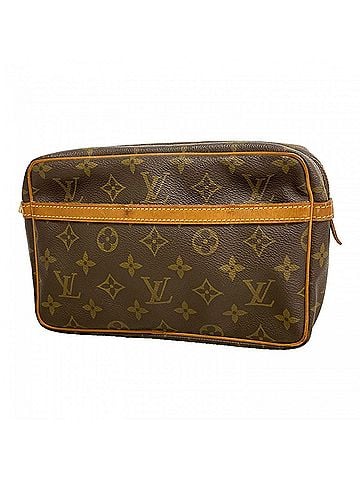 Louis Vuitton Louis Vuitton Monogram Compiegne 23 Clutch Bag M51847 Brown (Men's/Women's) (view 1)