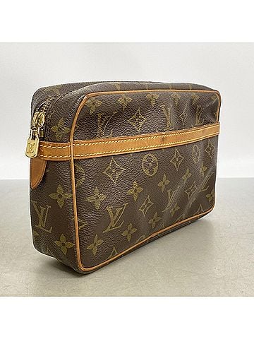 Louis Vuitton Louis Vuitton Monogram Compiegne 23 Clutch Bag M51847 Brown (Men's/Women's) (view 2)
