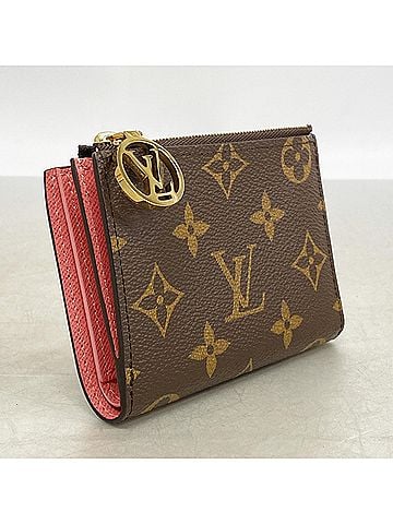 Louis Vuitton Louis Vuitton Monogram Portefeuille Lisa Wallet M25692 Brown Eugenie Pink Women's (view 2)