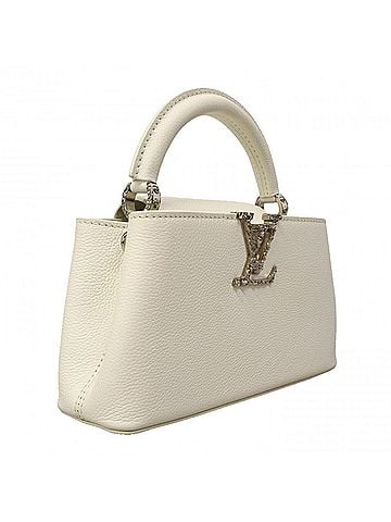Louis Vuitton Louis Vuitton Capucines EW MINI M24671 Optical White 2-way handbag for women (view 2)