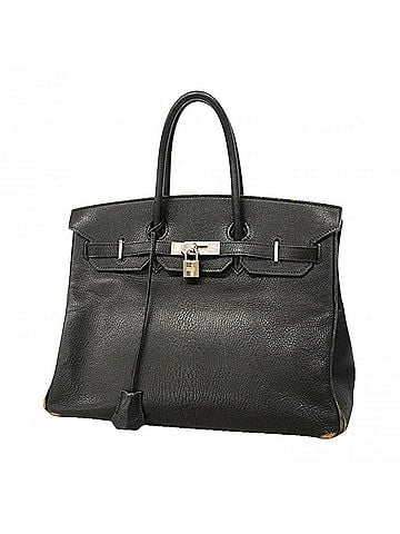 Hermès Hermes Birkin 35 Coromandel handbag, black, ?G stamp, women's. (view 1)
