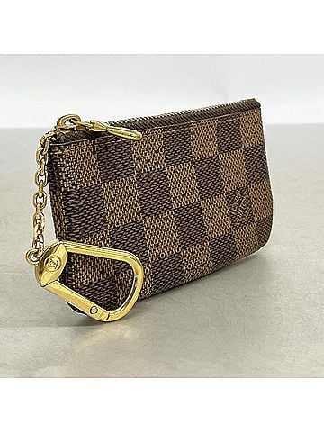 Louis Vuitton Louis Vuitton Damier Pochette Clé N62658 Ebene Wallet/Coin Case for Men and Women (view 2)