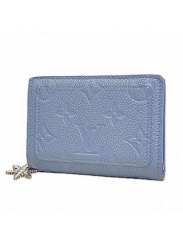 Louis Vuitton Louis Vuitton Monogram Empreinte Portefeuille Wallet M80943 Blue Frost Women's (view 1)