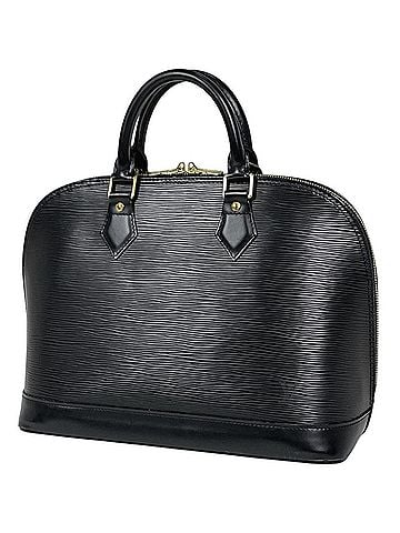 Louis Vuitton Louis Vuitton Alma handbag, Epi leather, Noir (black), M52142, women's. (view 1)