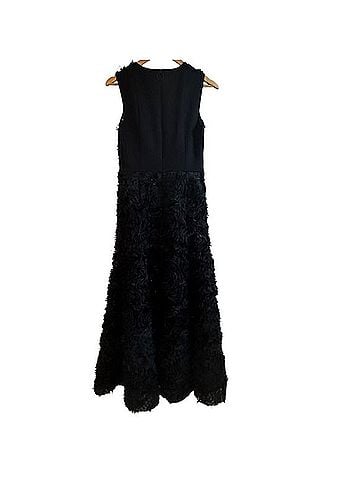 Akris Punto 3D Carnation Embroidery Flared Midi Dress Casual Dress (view 2)