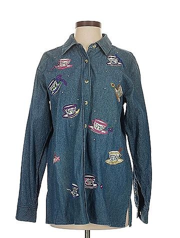 The Quacker Factory Button-Down Shirt (view 1)