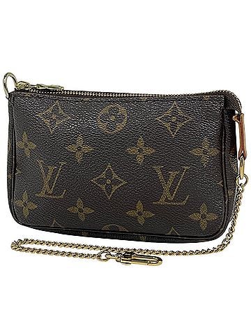 Louis Vuitton Louis Vuitton Mini Pochette Accessoires Makeup Cosmetics Accessory Pouch Monogram Brown M58009 Women's (view 1)
