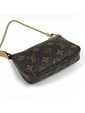Louis Vuitton Louis Vuitton Mini Pochette Accessoires Makeup Cosmetics Accessory Pouch Monogram Brown M58009 Women's (view 2)