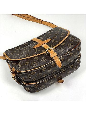 Louis Vuitton Louis Vuitton Saumur 30 Crossbody Shoulder Bag, Monogram Brown, M42256, Women's (view 2)