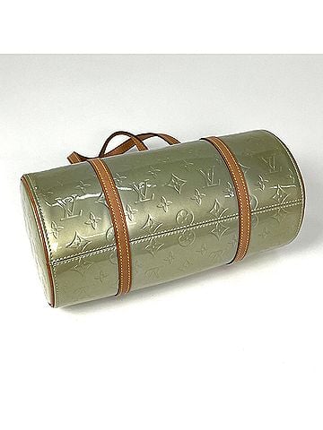 Louis Vuitton Louis Vuitton Bedford Cylindrical Shoulder Bag, Enamel Handbag, Monogram Vernis, Grey (M91331), Women's (view 2)