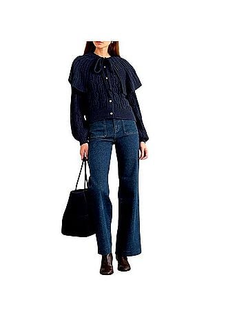 FRAME Denim Le Slim High-Rise Palazzo Jeans (view 1)
