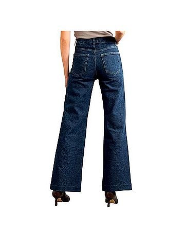 FRAME Denim Le Slim High-Rise Palazzo Jeans (view 2)