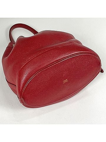 Hermès Hermes Market GM drawstring shoulder bag, Taurillon Clemence leather, Rouge Vif, ?B, Women's. (view 2)