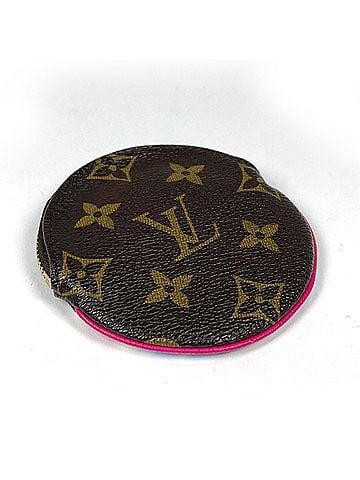 Louis Vuitton Louis Vuitton Porte Monnaie Long Wallet/Coin Case, Monogram Brown Fuchsia (Pink), M63331, Women's (view 2)