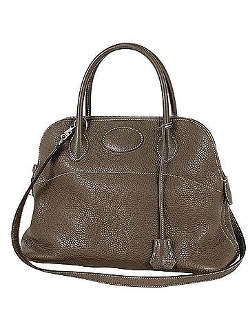 Hermès Hermes Bolide 31 2-way handbag, Taurillon Clemence leather, Etoupe C, Women's. (view 1)