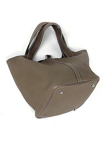 Hermès Hermes Picotin Lock MM Mini Bag Handbag Togo Etoupe k Women's (view 2)