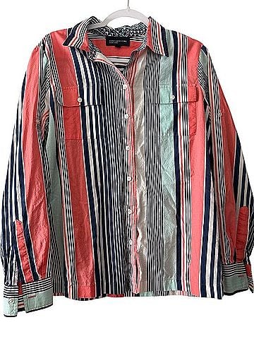 Jones New York Signature Long Sleeve Button-Down Shirt (view 1)