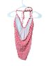 Wild Fable Checkered-gingham Red White One Piece Swimsuit Size M - photo 2