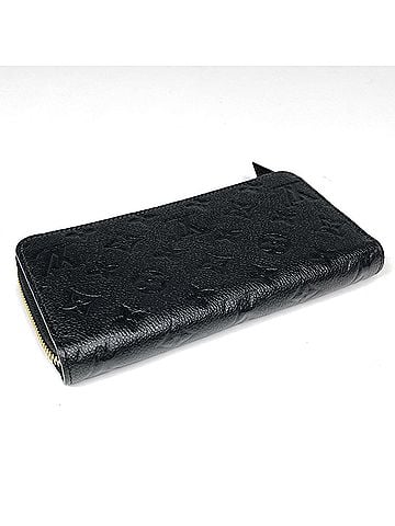 Louis Vuitton Louis Vuitton Zippy Wallet, Round Zipper Long Monogram Empreinte, Noir (Black), M61864, Women's (view 2)