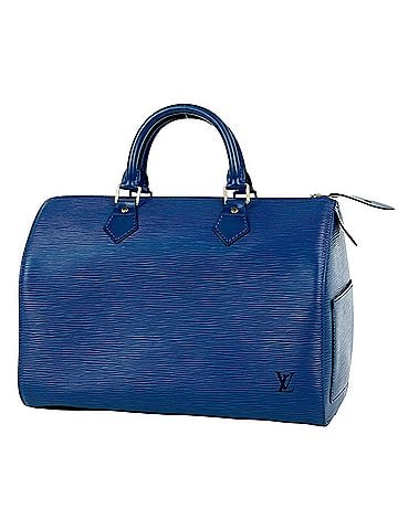 Louis Vuitton Louis Vuitton Speedy 30 Mini Boston Handbag, Epi Leather, Toledo Blue, M43005, Women's (view 1)
