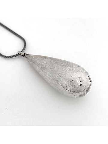 Gucci Gucci Teardrop Necklace, Sterling Silver 925, Silver, Women's (view 2)