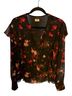 Wilfred 100% Polyester Floral Black Red Blouse Size M - photo 1