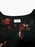 Wilfred 100% Polyester Floral Black Red Blouse Size M - photo 3